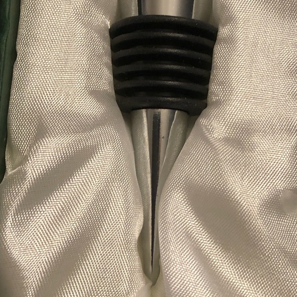 👀 HUGE SALE! LSArts CHRISTMAS 925 BOTTLE STOPPER REINDEER GOLD METAL NIB - Picture 3 of 5